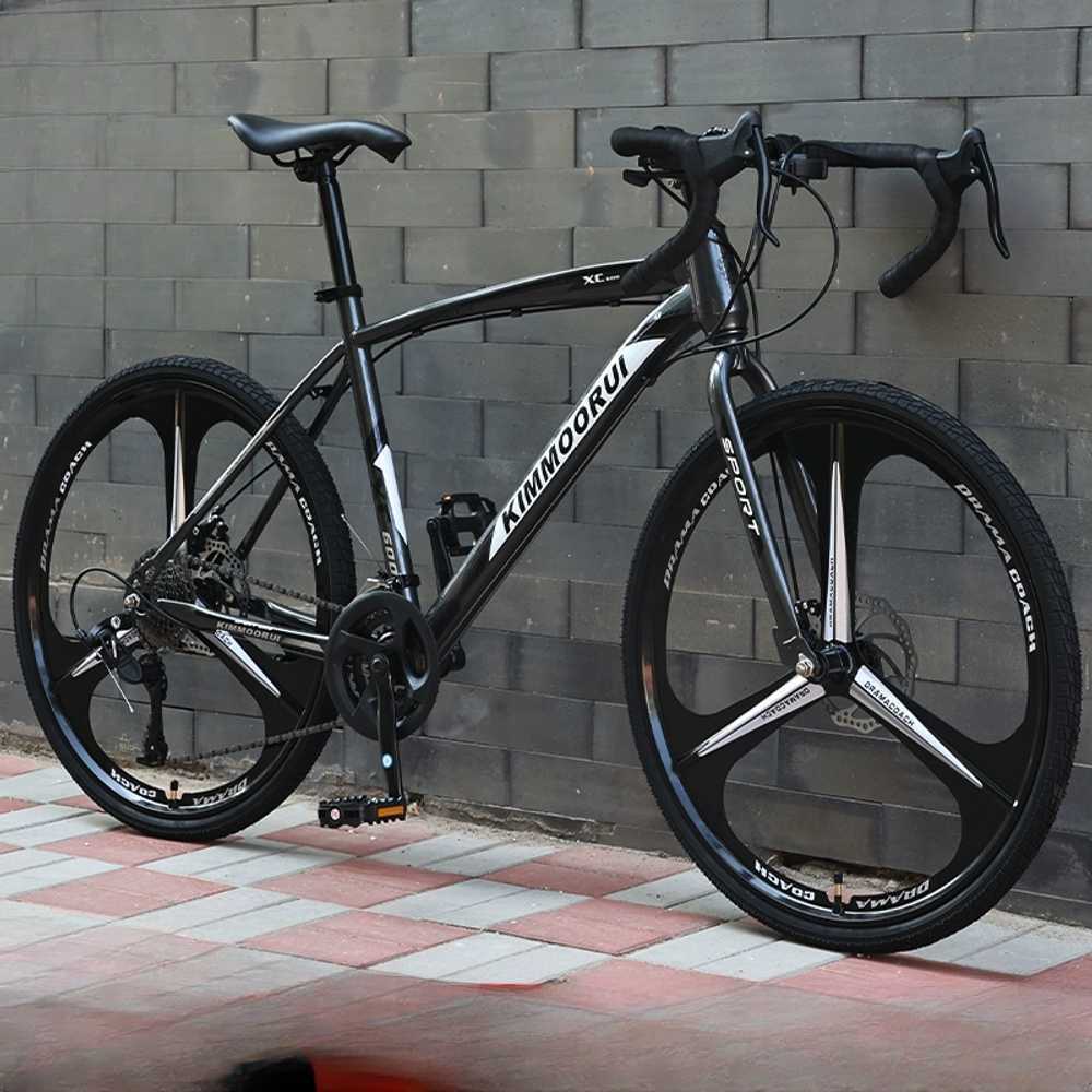 BMX 자전거 출퇴근 오프로드 성인용 고급형 26인치 24단 30칼 검정 및 빨강 - 상품 이미지