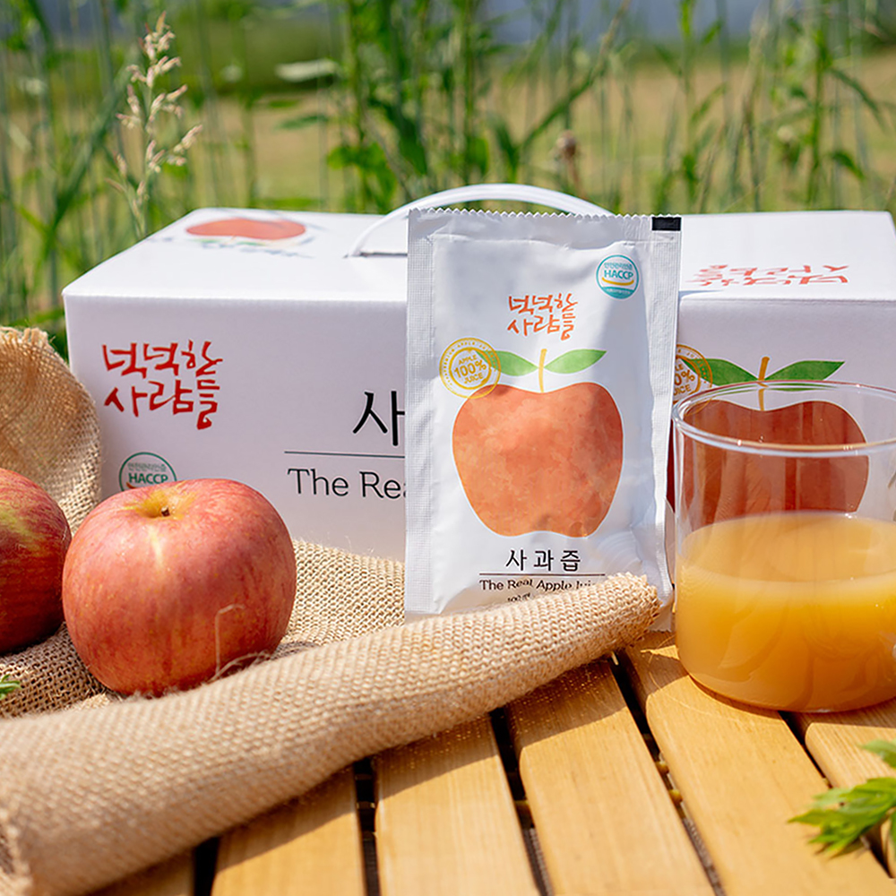 (넉넉한사람들)국내산 사과즙 100ml × 30포 - 상세 이미지 2