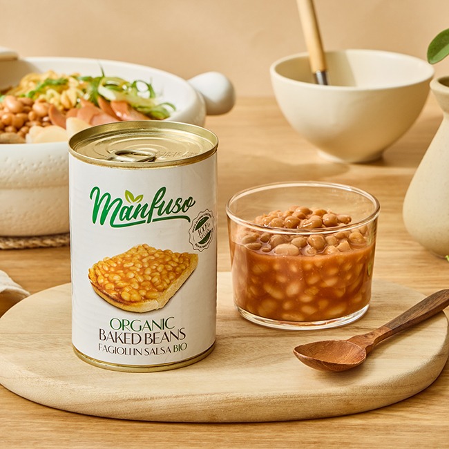 멘푸소 유기농 베이크드 빈스 400g