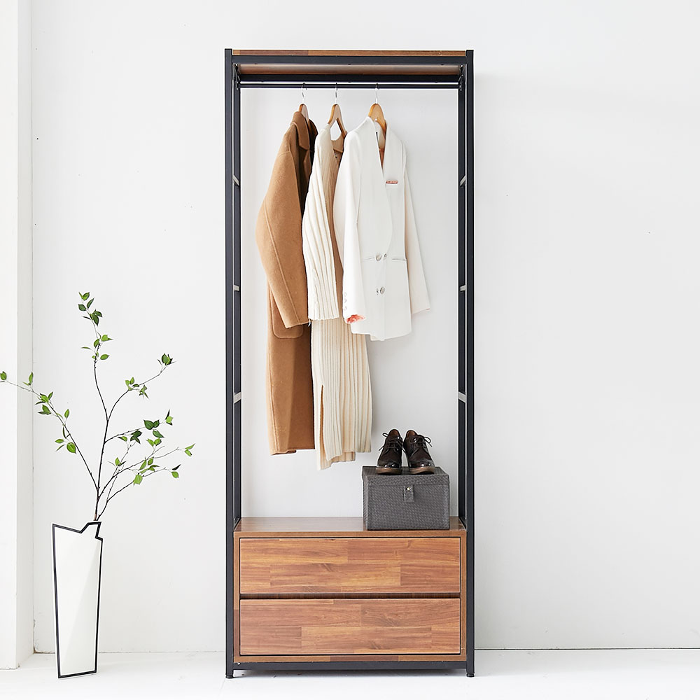 쿠시 행거 서랍장 원룸 옷걸이바