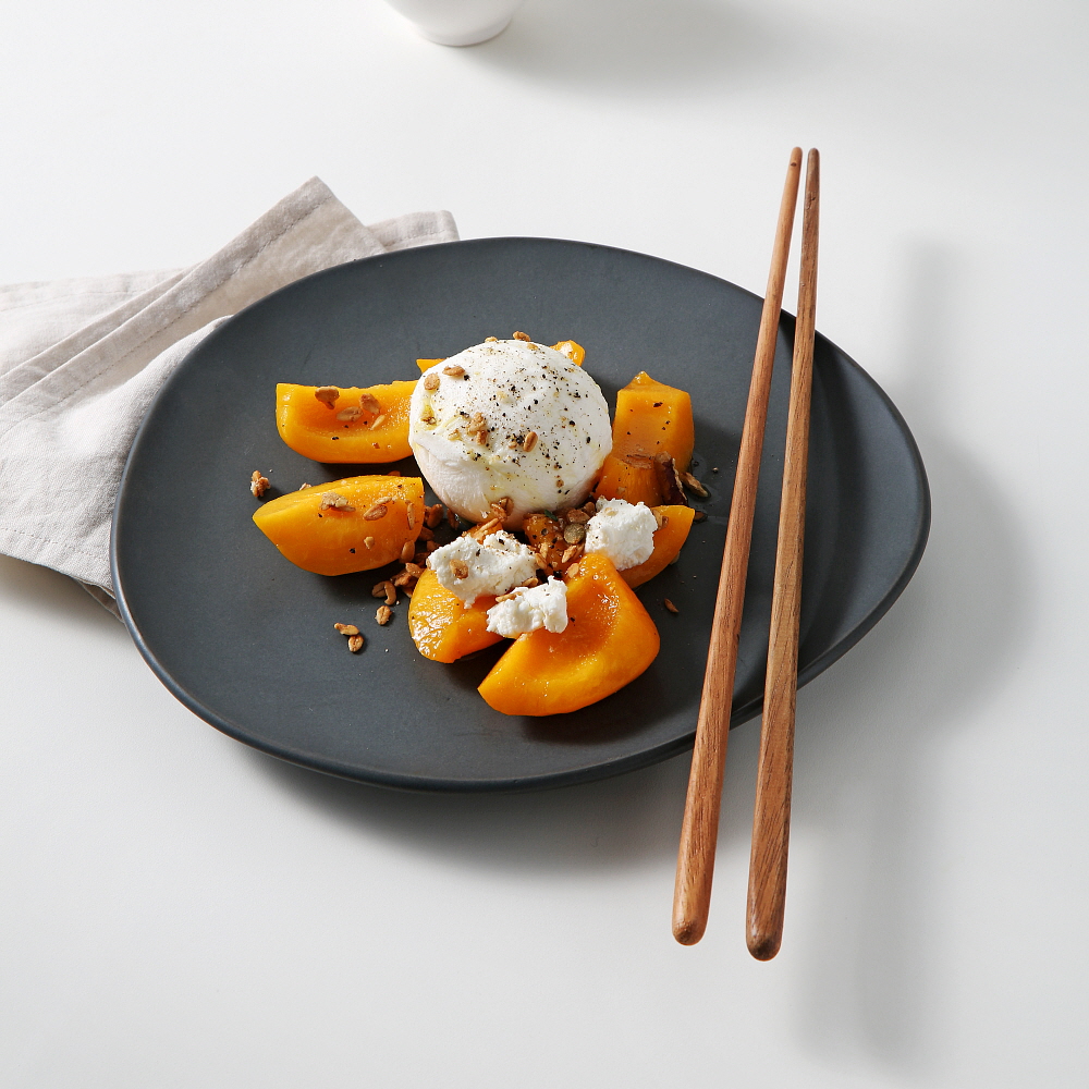 마리포사 키친툴 나무 조리도구 월넛 우드 원목 볶음 / 튀김 젓가락 35cm - 상세 이미지 3