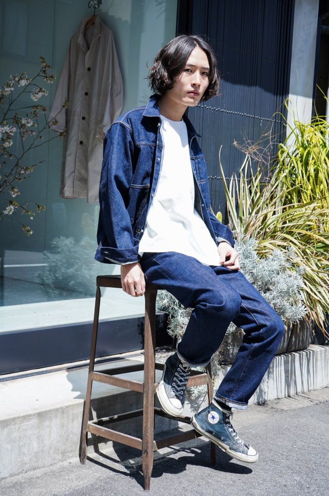 오디너리핏츠 5P 앵클 데님 원 워시 팬츠 청바지 인디고 5P ANKLE DENIM - 상세 이미지 4