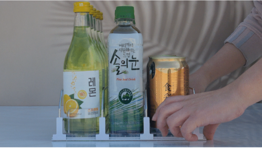 음료수디스펜서 냉장고 음료디스펜서 맥주 캔 트레이 키친핏 3단 - 상세 이미지 5