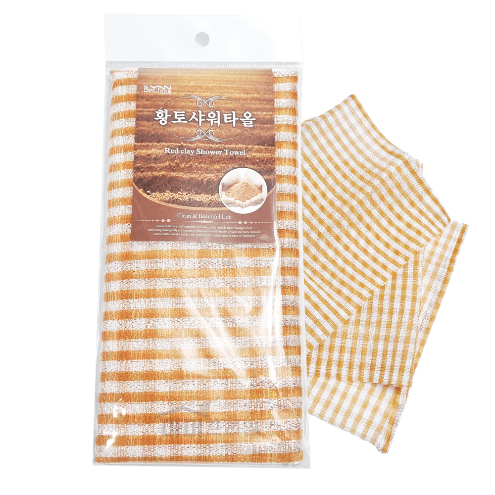 황토 바디 샤워타올 거품타올 샤워용품
