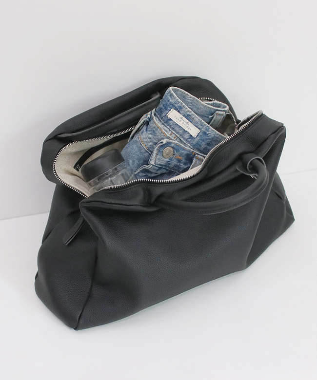 LEATHER 소프트 볼링백 라지 [1COLOR] - 상세 이미지 3