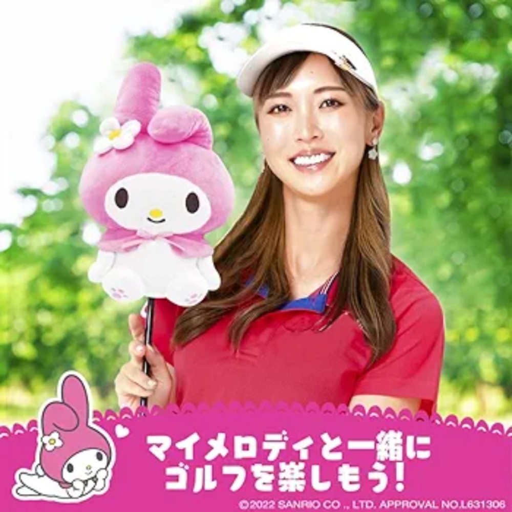 산리오 마이멜로디 골프 드라이버 헤드 커버 MMHD002 - 상세 이미지 3