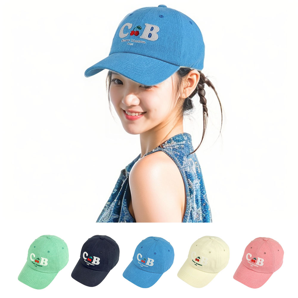 여자 볼캡 남자 명품 모자 커플 캡모자 체리 - 상품 이미지