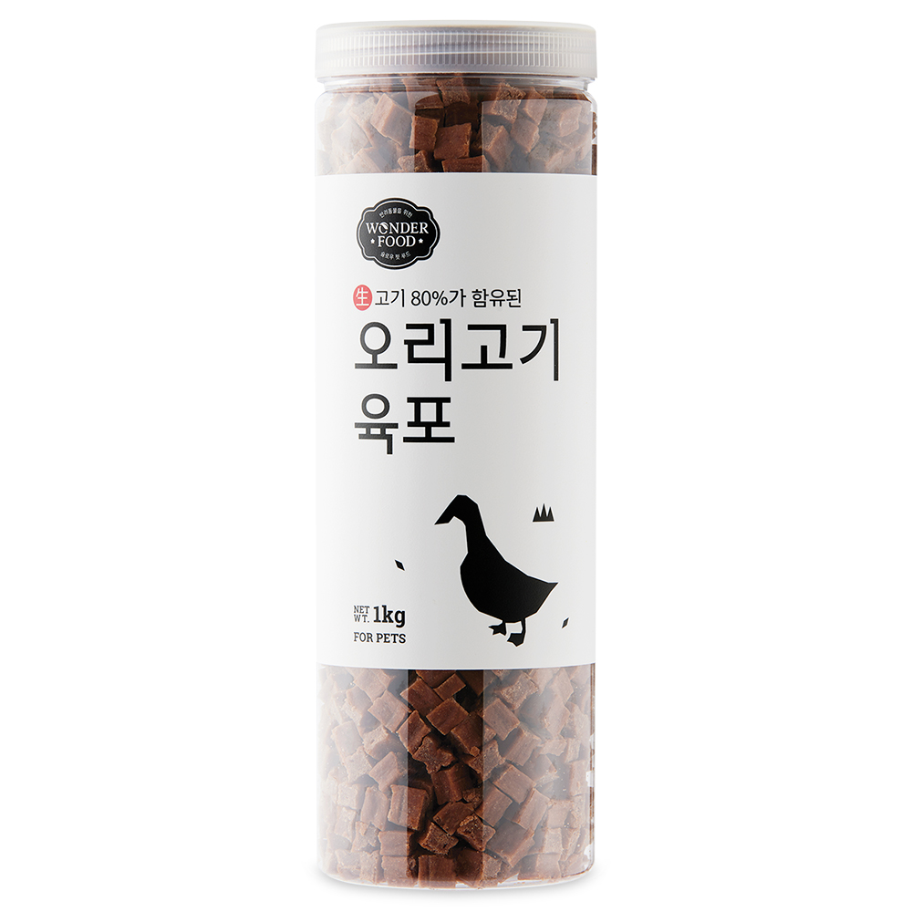 (3개) 원더푸드 큐브져키 대용량 강아지간식 노즈워크 트릿 칭찬 훈련 간식 이미지 6