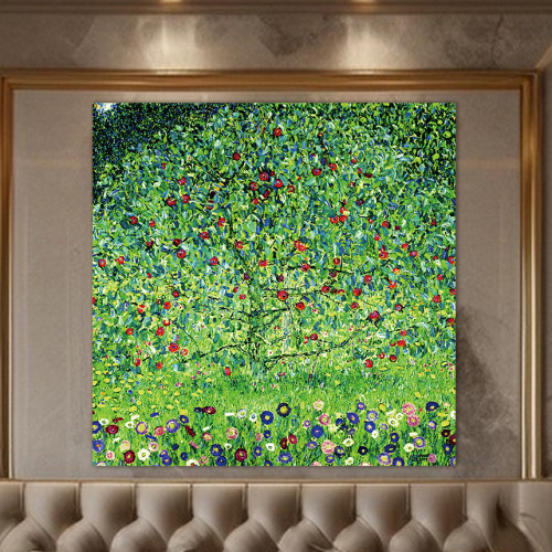 키스 61X61 cm 캔버스 액자 클림트 명화 그림 - 상세 이미지 3