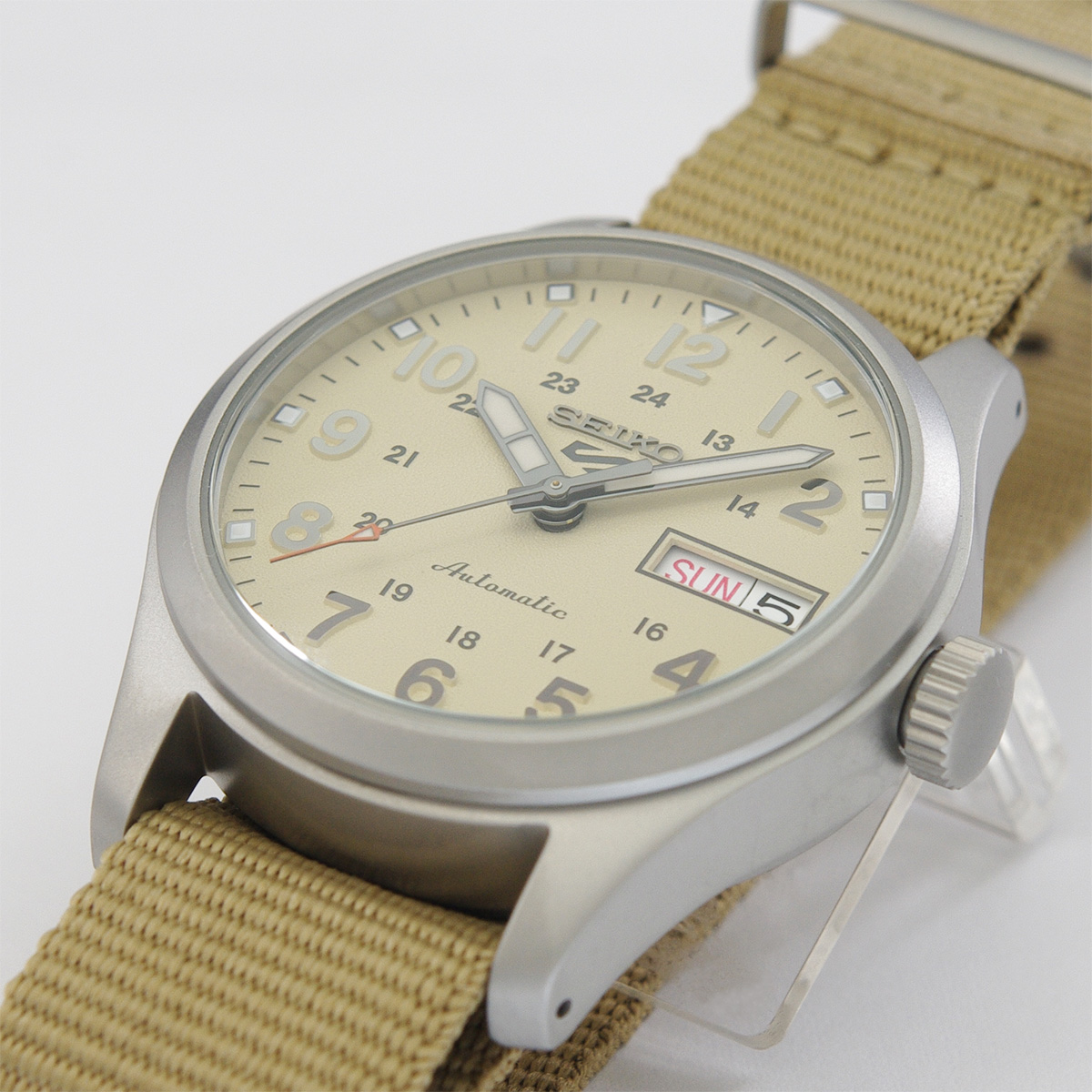 세이코 SEIKO 손목 시계 SRPJ83K1 베이지 나일론 밴드 일본 직구 - 상세 이미지 2