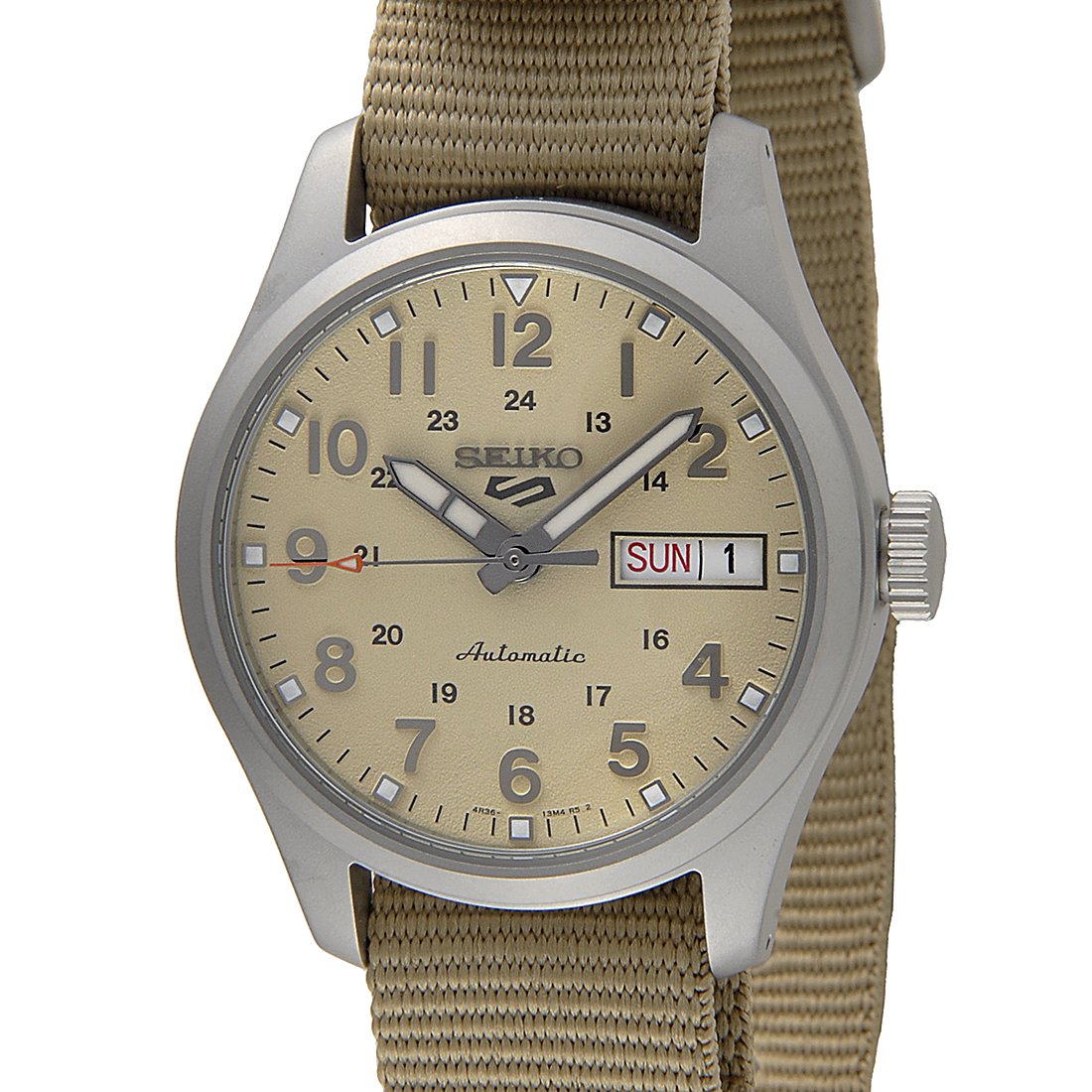 세이코 SEIKO 손목 시계 SRPJ83K1 베이지 나일론 밴드 일본 직구 - 메인 이미지