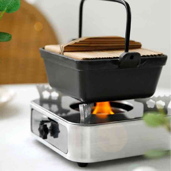 사각 미니 화로 가정용 개인 화로 직사각 고체 연료 화로