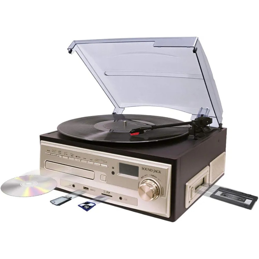 VERSOS 멀티 레코드 플레이어 CD 라디오 LP 카세트 MP9260 제품 이미지