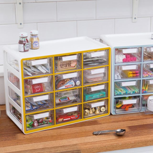 책상 꾸미기 UP 시스템 멀티박스 대형 12단 - 상세 이미지 2