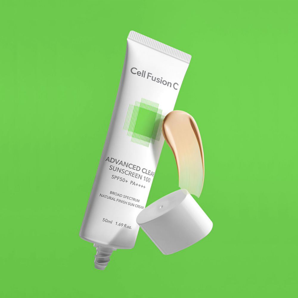 셀퓨전씨 어드밴스드 클리어 썬스크린 50ml+50ml / 데일리 수부지 프라이머 모공 요철 커버 베이스 선크림 이미지 2