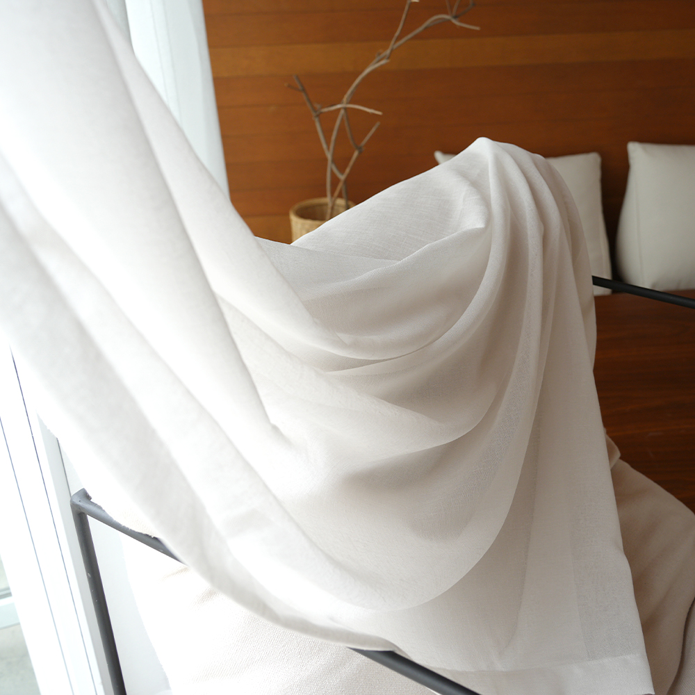 먼지없는 향균 네츄럴 차르르 나비주름 이음선없는 린넨커튼