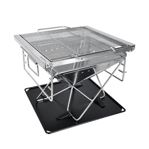 스노우라인 화로그릴세트 M 캠핑 차박 불멍 바베큐 스테인레스