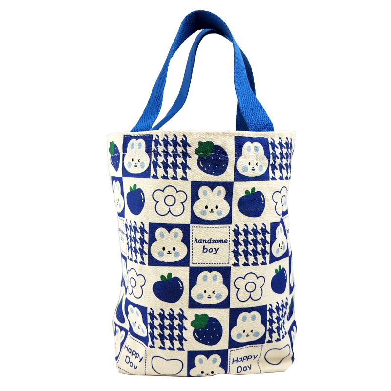 뷰레이터닷컴 플러스 캔버스 미니 에코백 손목가방