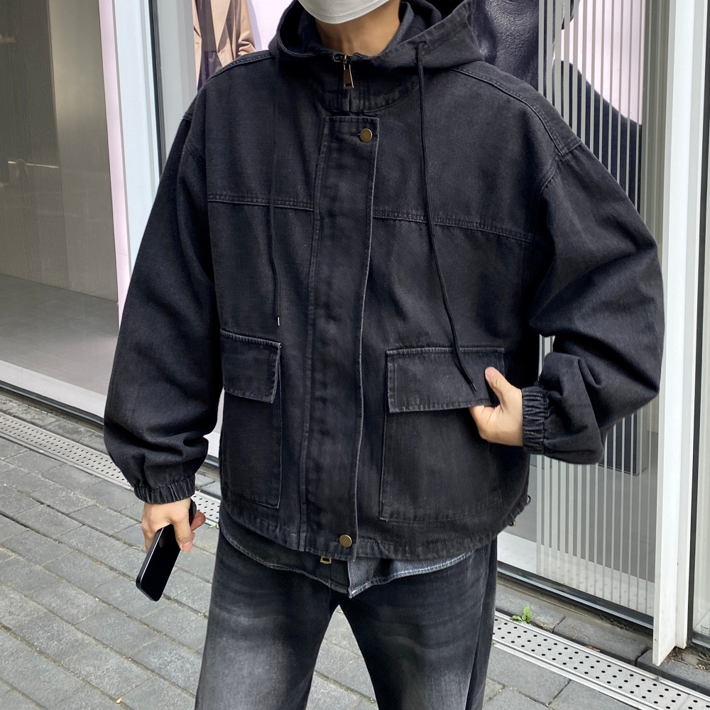 흑청자켓 남자캐주얼자켓 - 상품 이미지