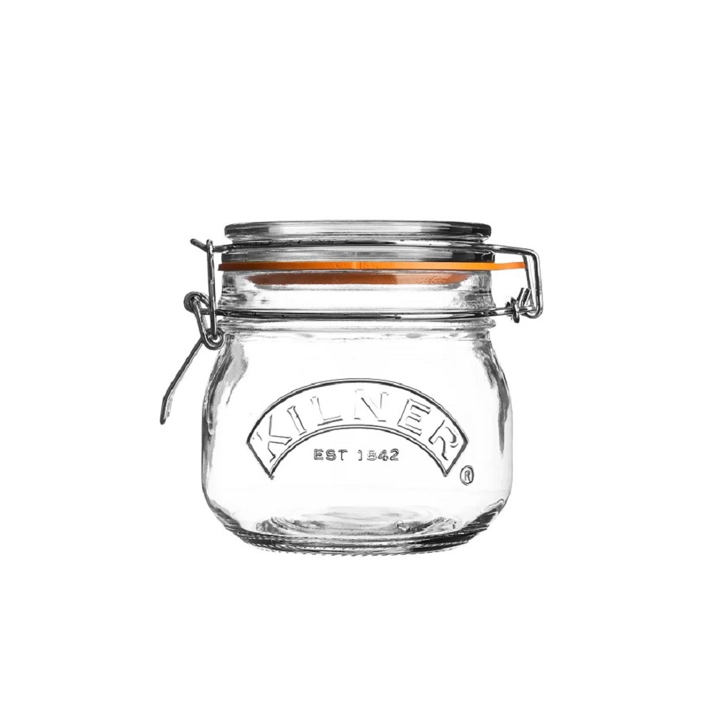 [킬너] 클립탑 라운드 자 밀폐 유리병 500ml, 1개 - 상세 이미지 4