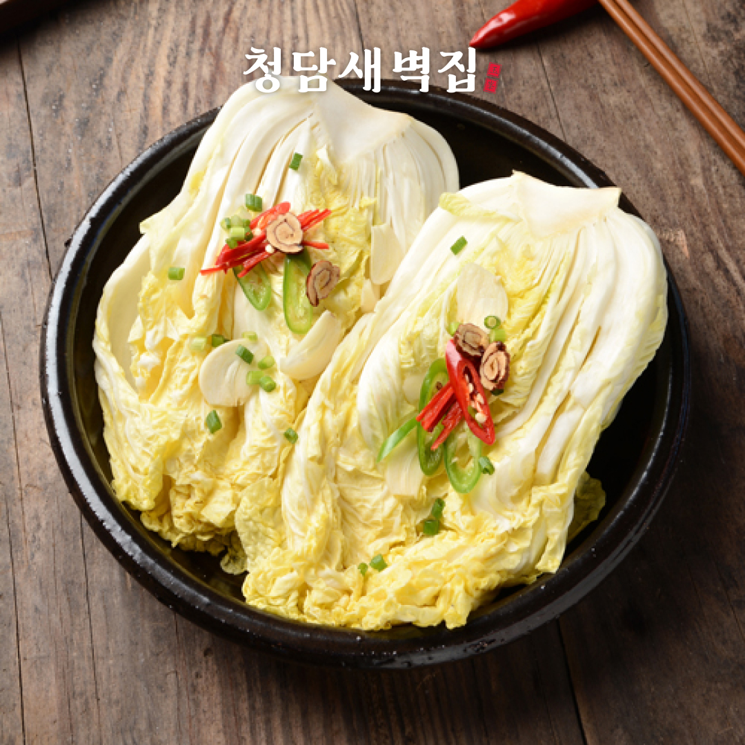 [청담새벽집] 새벽집 백김치 3kg - 상품 이미지