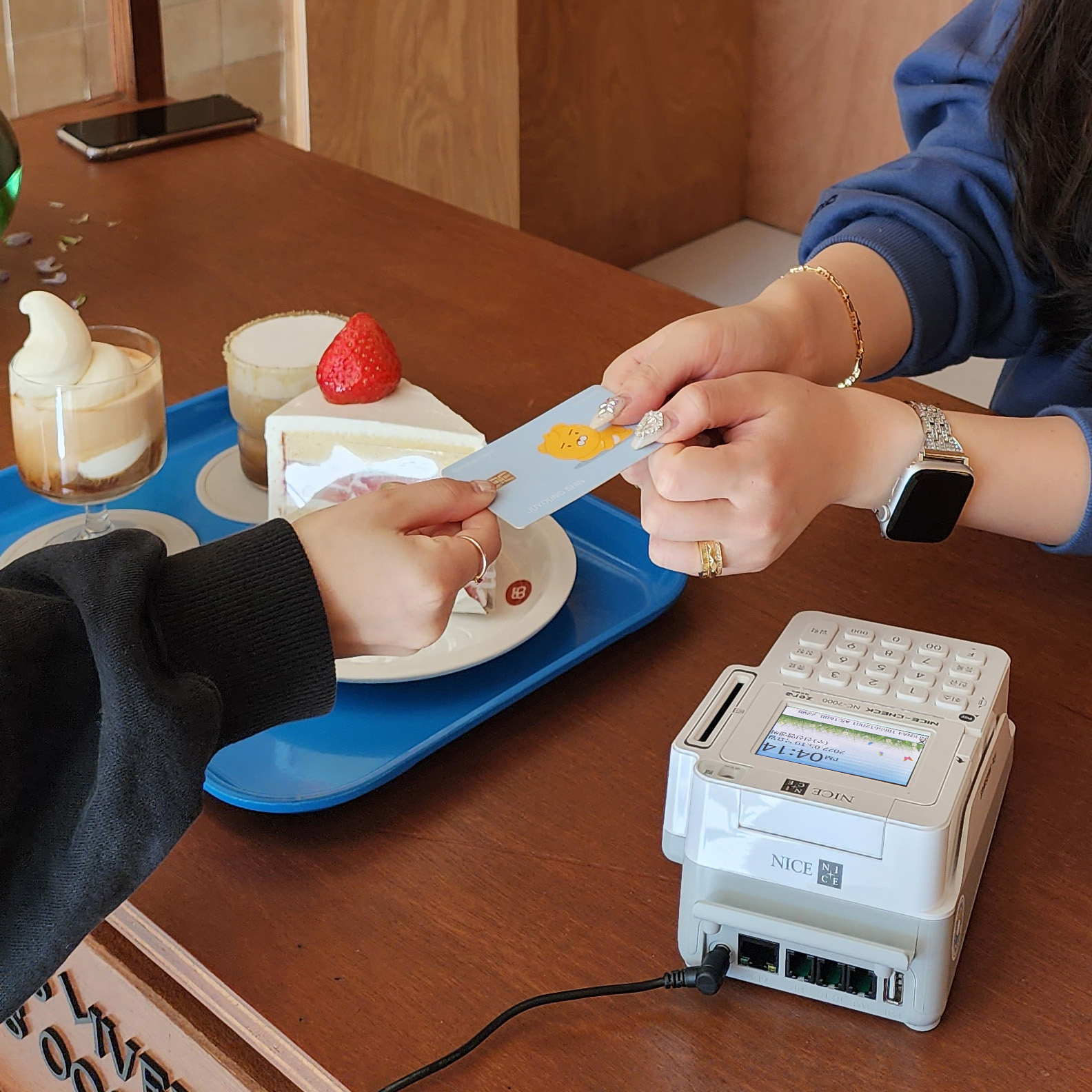 유선신용카드단말기 NFC 결제기 QR 애플페이 체크기 NC-7000 - 상세 이미지 5