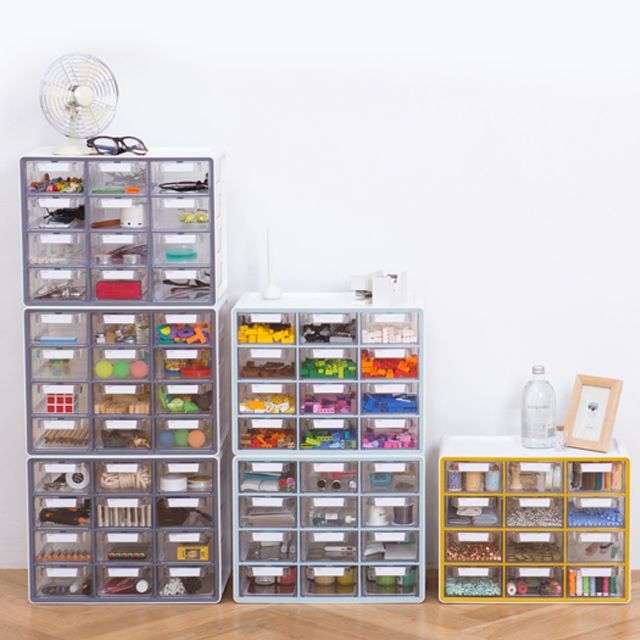 책상 꾸미기 UP 시스템 멀티박스 대형 12단 - 상세 이미지 3