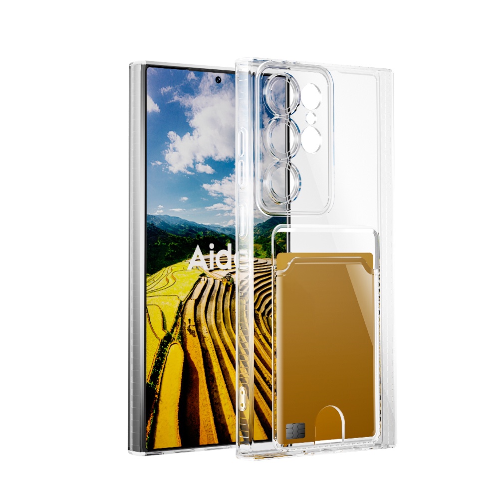 갤럭시 S24 울트라 카드 케이스 투명 범퍼 플러스 - 상품 이미지