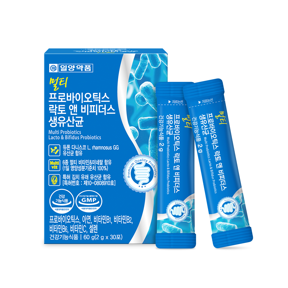 일양약품 비피더스 생 유산균 멀티 프로바이오틱스 4박스 어린이 임산부 - 상세 이미지 2