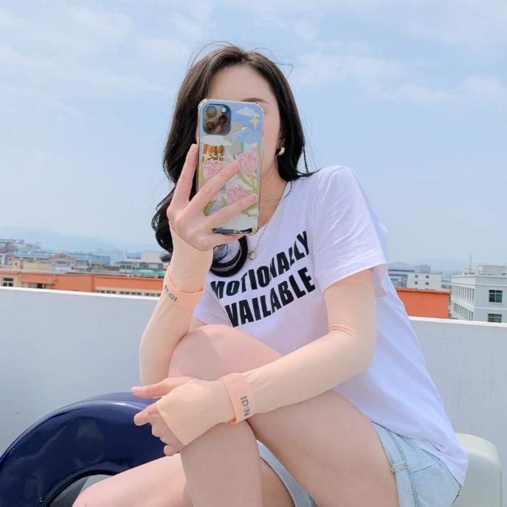 스킨색팔토시 차량용팔토시 러닝 암슬리브 살색 이미지 8