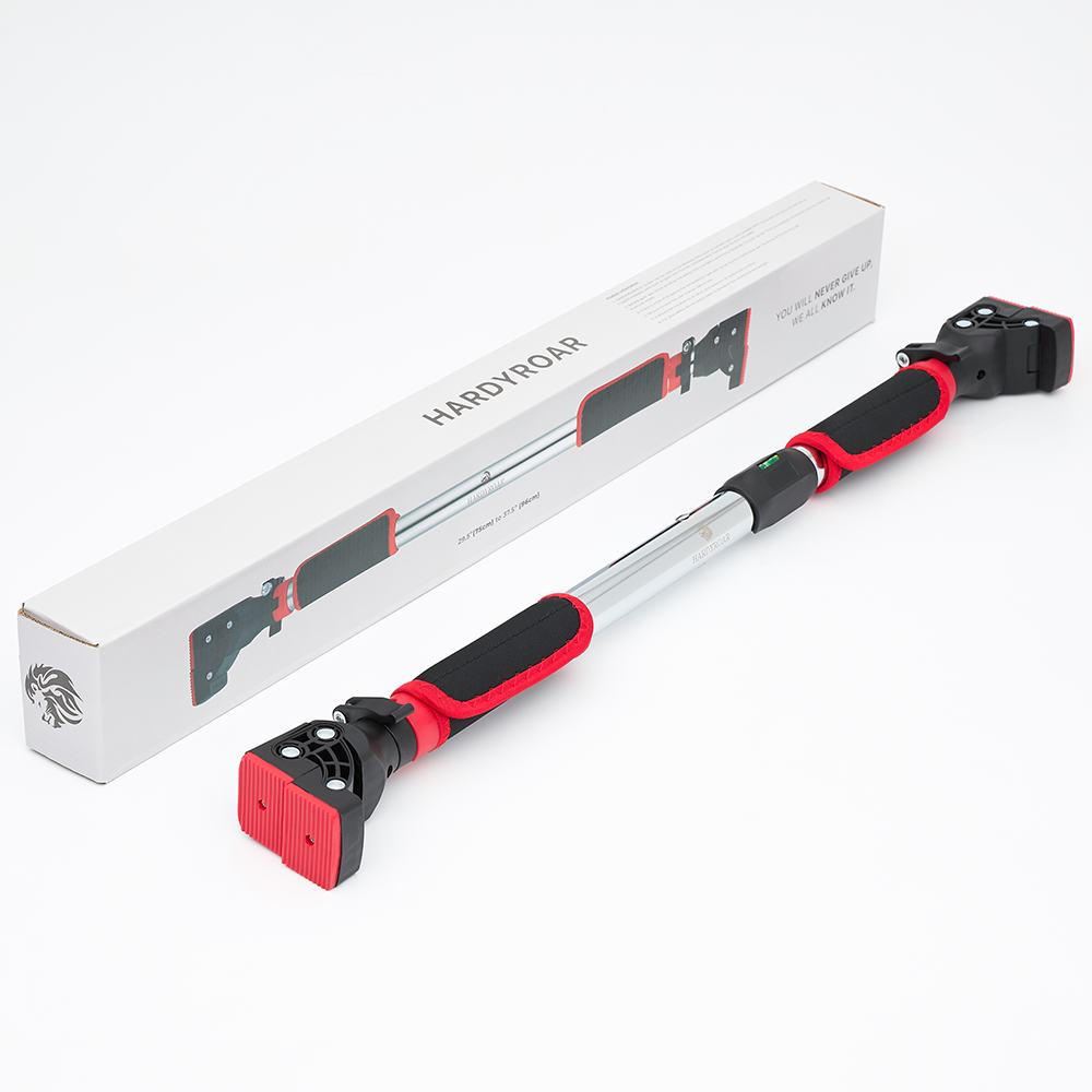 하디로어 문틀 철봉 가정용 실내 풀업바 턱걸이 기구 봉 문 방문 운동기구 문틈 블랙