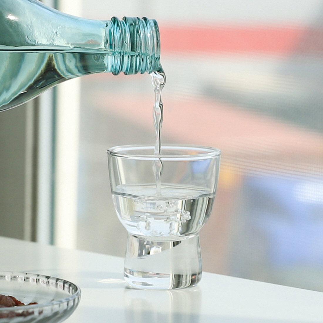 낮은굽 한입 소주잔 소맥잔 전통주 빼갈 고량주 정종 쏘맥 혼술 커플 인생 술잔 60ml - 상세 이미지 5