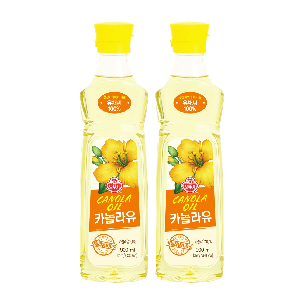 오뚜기 카놀라유 900ml 2개 - 메인 이미지