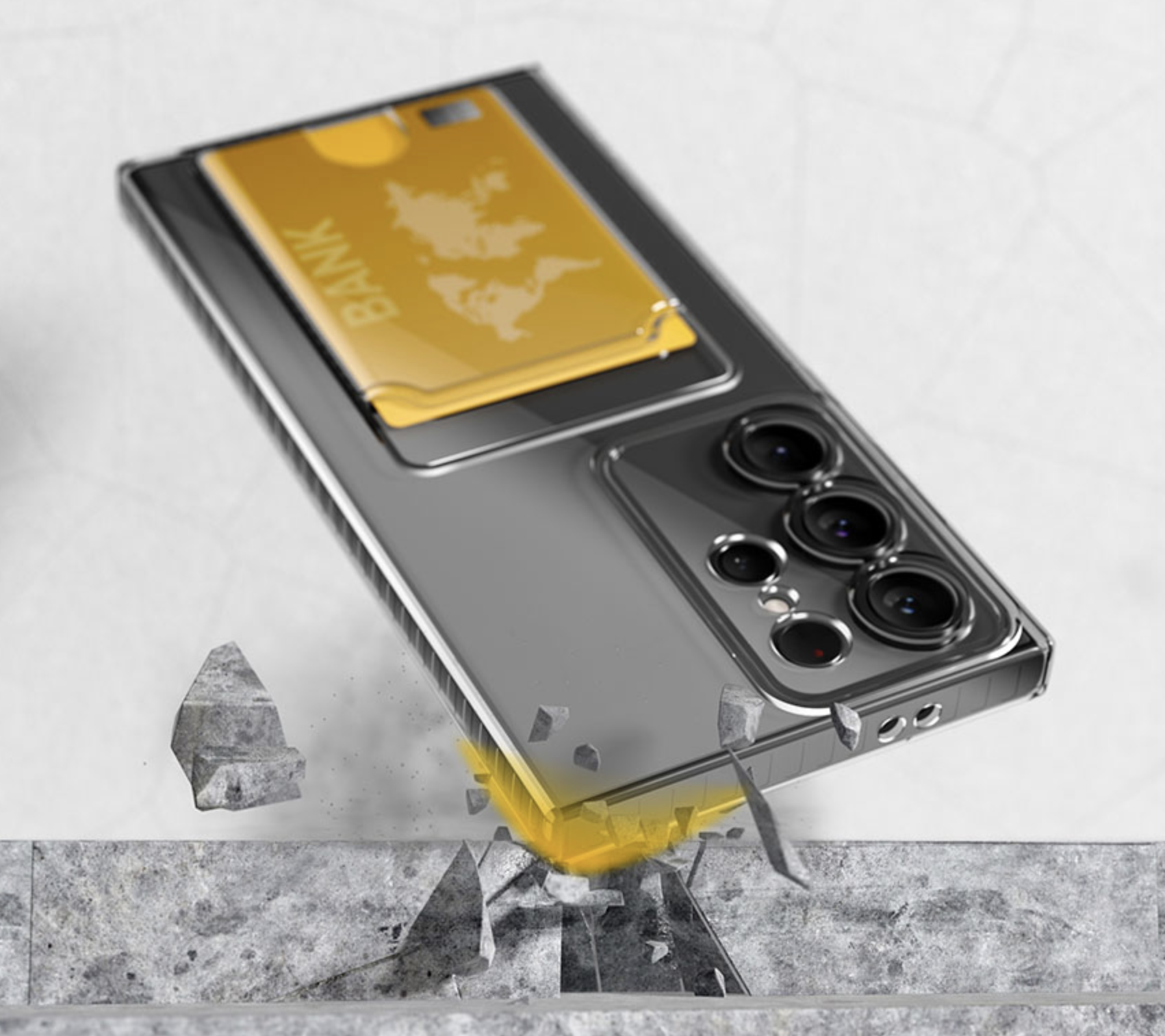 갤럭시 S24 울트라 카드 케이스 투명 범퍼 플러스 - 상세 이미지 3