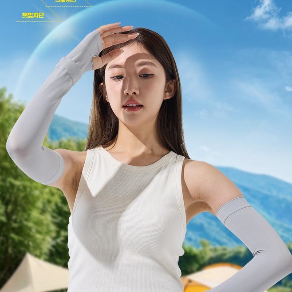 스킨색팔토시 차량용팔토시 러닝 암슬리브 살색 - 상세 이미지 3