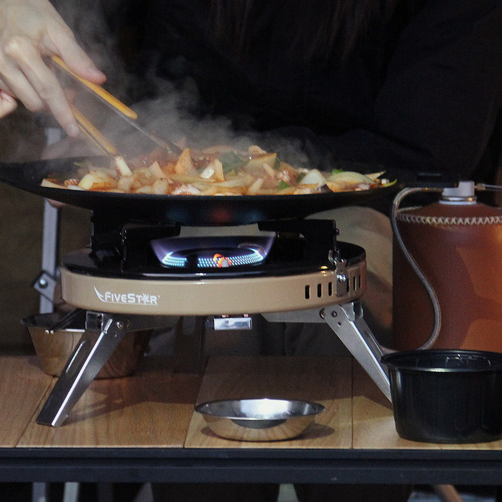 파이브스타 그리들 버너 슬림 E25 강염 액출 캠핑 해바라기 버너 샌드탄