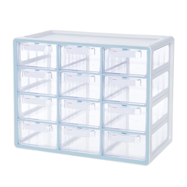 책상 꾸미기 UP 시스템 멀티박스 대형 12단 - 상세 이미지 5