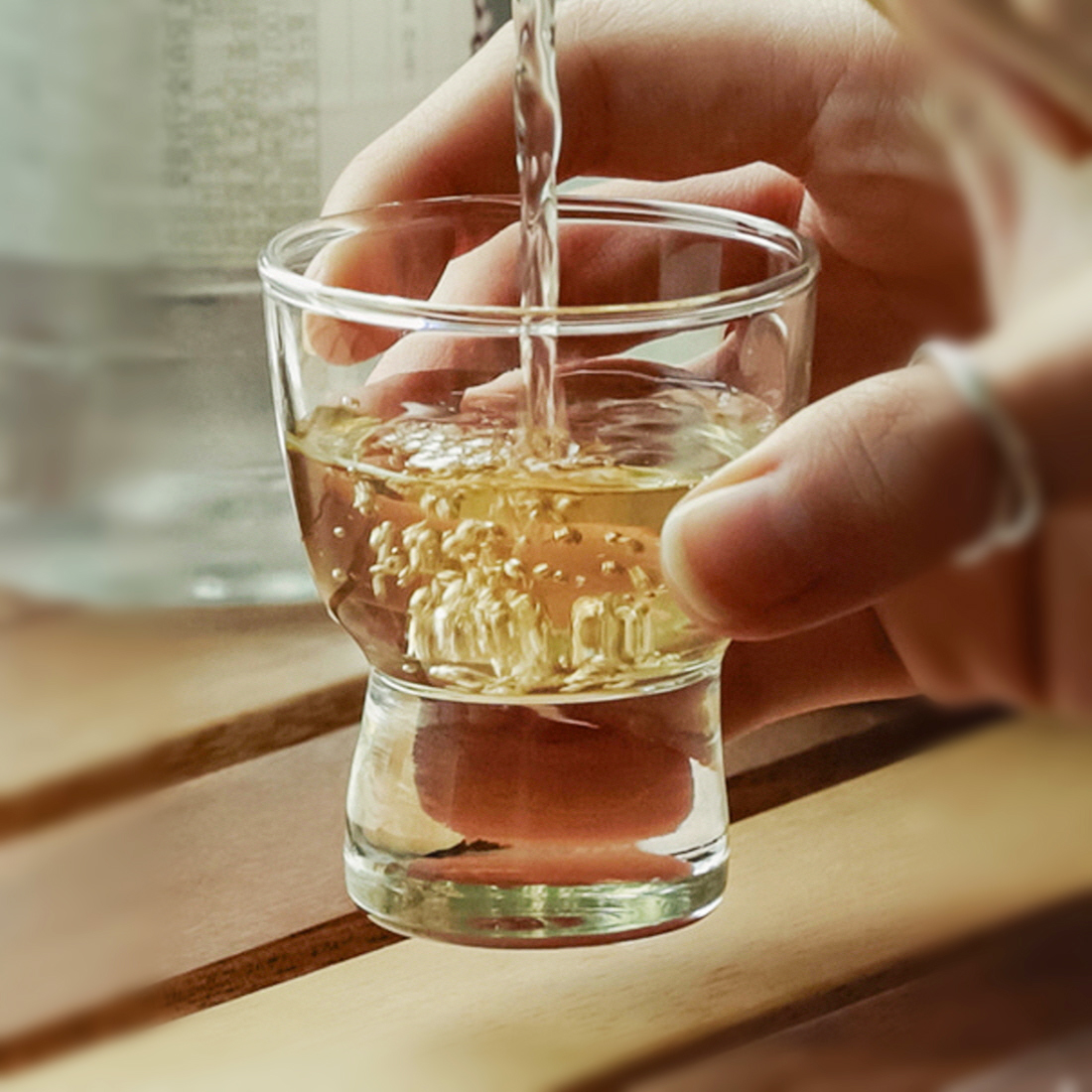 낮은굽 한입 소주잔 소맥잔 전통주 빼갈 고량주 정종 쏘맥 혼술 커플 인생 술잔 60ml