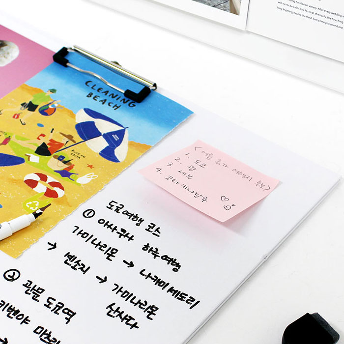 마그피아 세워지는 스탠딩 자석 클립보드 A3 /자석 스탠딩 클립보드 화이트보드 멀티보드 서류받침대 메뉴판 - 상세 이미지 2