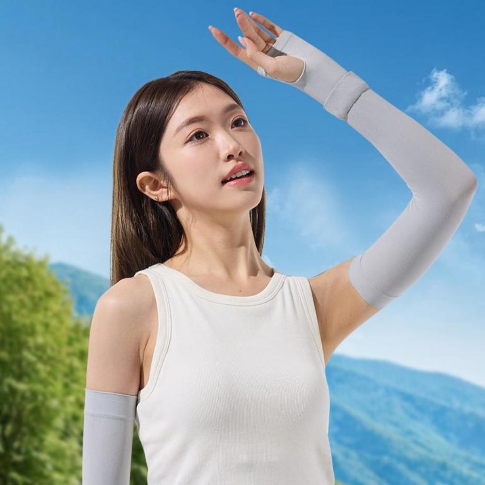 스킨색팔토시 차량용팔토시 러닝 암슬리브 살색 - 상세 이미지 4