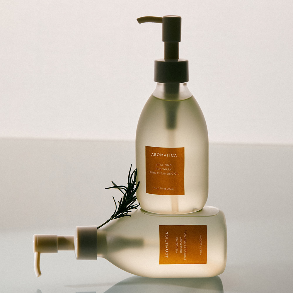 아로마티카 바이탈라이징 로즈마리 포어 클렌징오일 200ML 모공 딥클렌징 블랙헤드 화이트헤드 케어