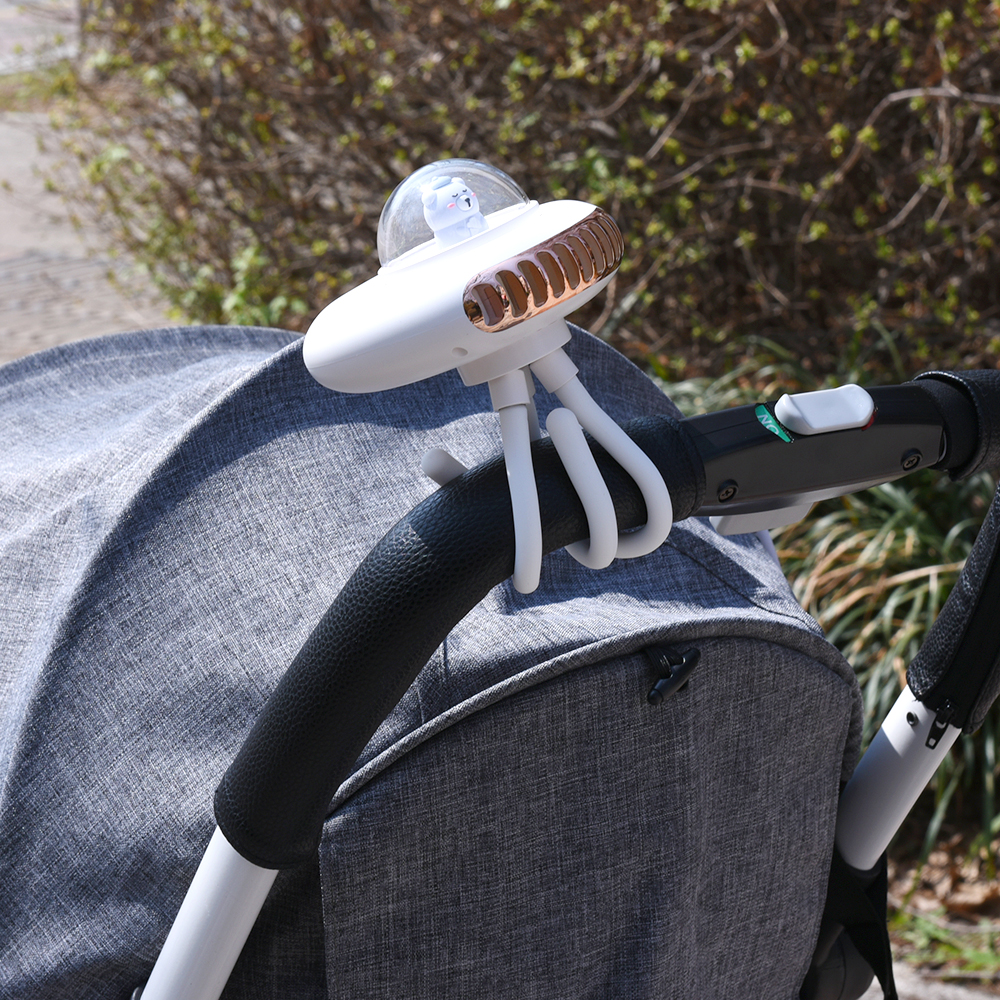 노바리빙 유모차 선풍기 휴대용 BLDC 저소음 거치대 탁상용 손풍기