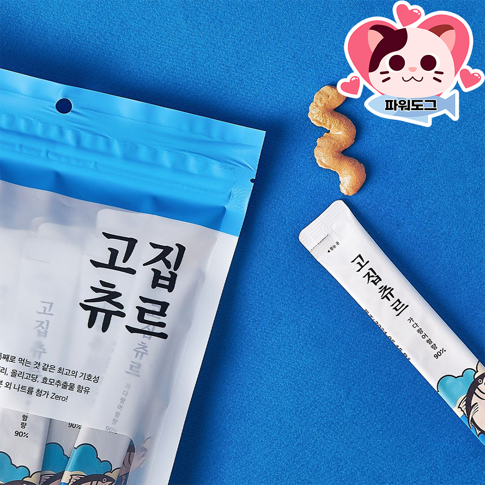 고집츄르 저염레시피 고양이 간식 대용량 알래스카 연어, 11g, 30개 이미지 6