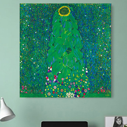 키스 61X61 cm 캔버스 액자 클림트 명화 그림 - 상세 이미지 2