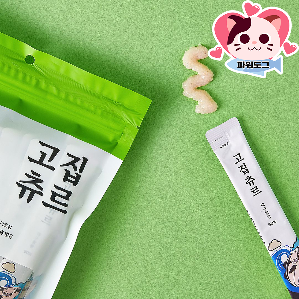 고집츄르 저염레시피 고양이 간식 대용량 알래스카 연어, 11g, 30개 이미지 7