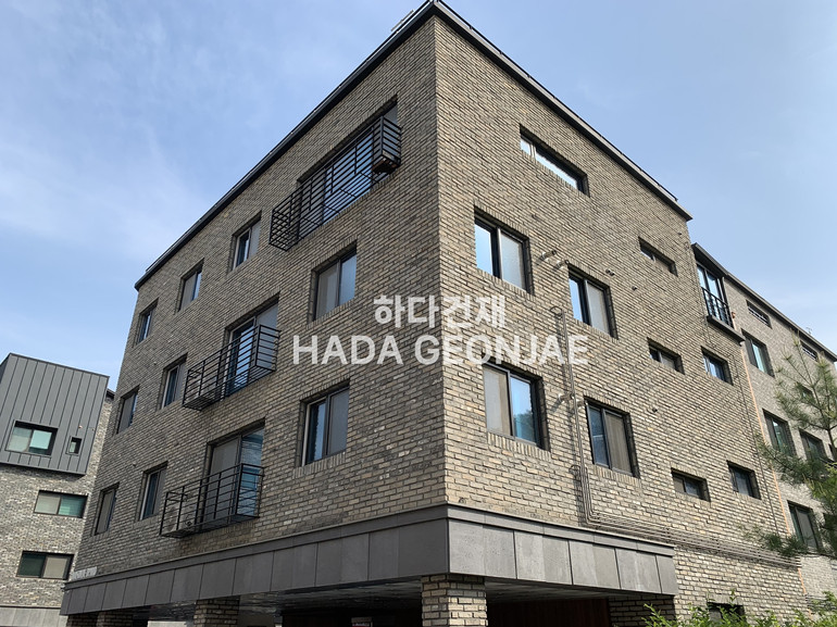 고벽돌타일 청고벽돌타일 240x55x20~22T / 하다건재 시공사례