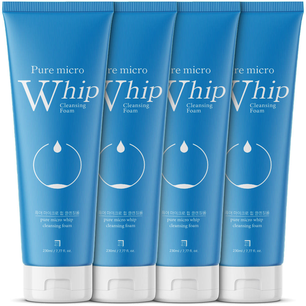 살림백서 퓨어 마이크로 대용량 휩 폼클렌징 4개 썸네일