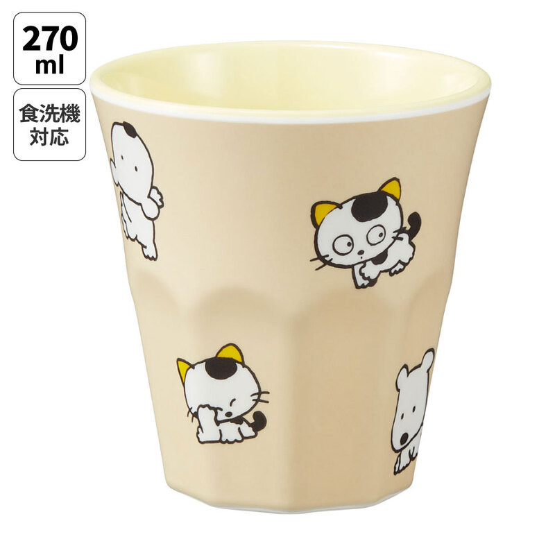 [발주상품 2~4 영업일 후 발송예정] 스케이터 타마 앤 프렌즈 캐릭터 멜라민 텀블러 270ml MTB2 - 주방·식기 - 하카타몰