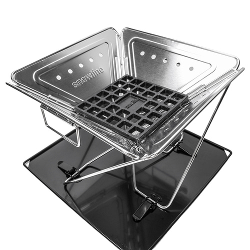 스노우라인 화로그릴세트 M 캠핑 차박 불멍 바베큐 스테인레스