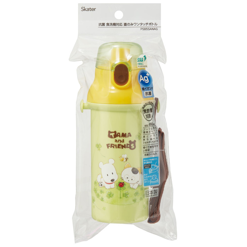 스케이터 타마 앤 프렌즈 캐릭터 원터치 다이렉트 보틀 480ml PSB5SANAG - 주방·식기 - 하카타몰